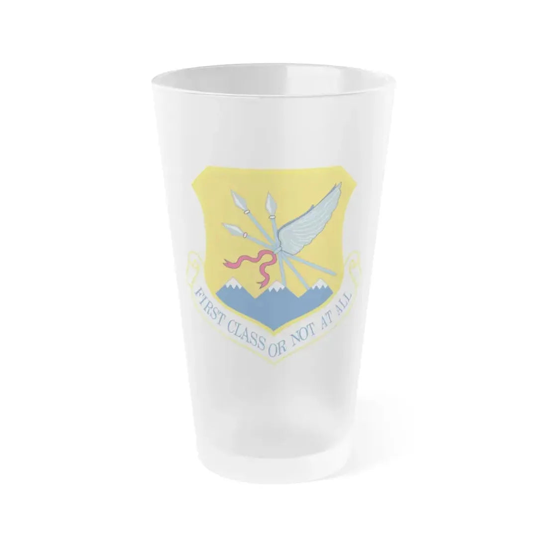 124th Fighter Wing (U.S. Air Force) Frosted Pint Glass 16oz 16oz Frosted - Go Mug Yourself