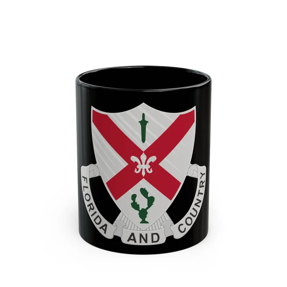 124th Infantry Regiment (U.S. Army) Black Coffee Mug-11oz-Go Mug Yourself