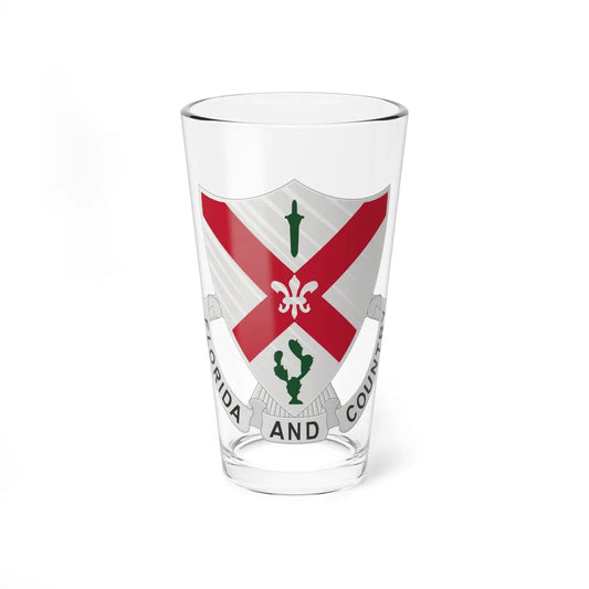 124th Infantry Regiment (U.S. Army) Pint Glass 16oz-16oz-Go Mug Yourself