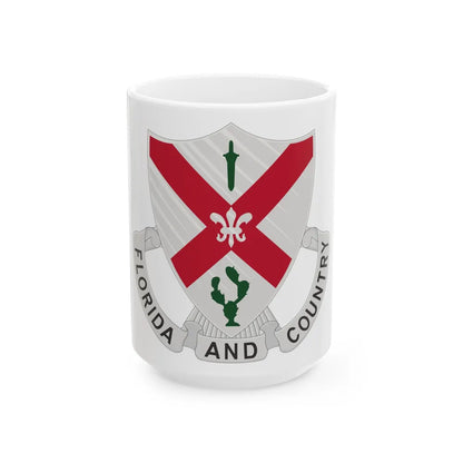 124th Infantry Regiment (U.S. Army) White Coffee Mug-15oz-Go Mug Yourself