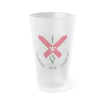 124th Infantry Regiment (U.S. Army) Frosted Pint Glass 16oz Default Title - Go Mug Yourself
