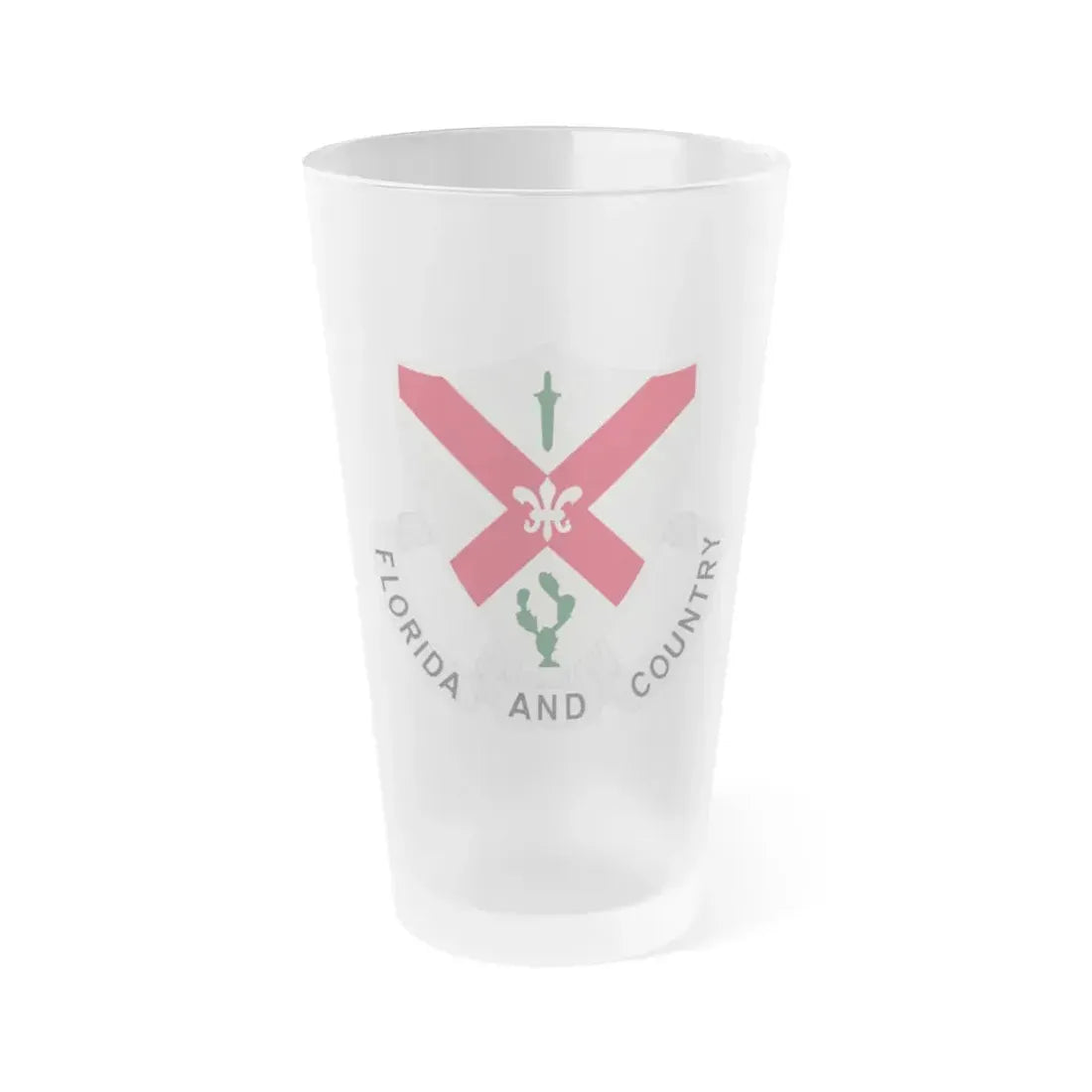 124th Infantry Regiment (U.S. Army) Frosted Pint Glass 16oz Default Title - Go Mug Yourself