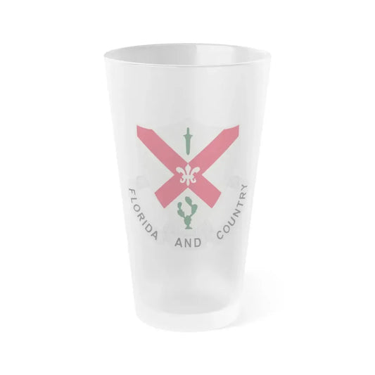 124th Infantry Regiment (U.S. Army) Frosted Pint Glass 16oz Default Title - Go Mug Yourself