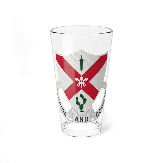 124th Infantry Regiment (U.S. Army) Pint Glass 16oz 16oz - Go Mug Yourself