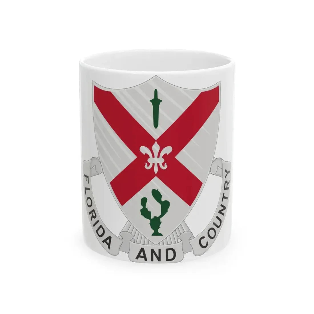 124th Infantry Regiment (U.S. Army) White Coffee Mug 11oz - Go Mug Yourself