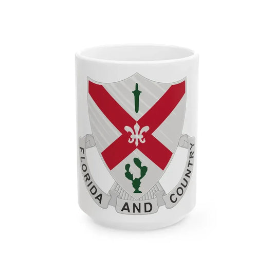 124th Infantry Regiment (U.S. Army) White Coffee Mug 15oz - Go Mug Yourself
