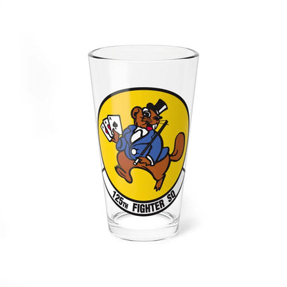 125 Fighter Squadron (U.S. Air Force) Pint Glass 16oz-16oz-Go Mug Yourself