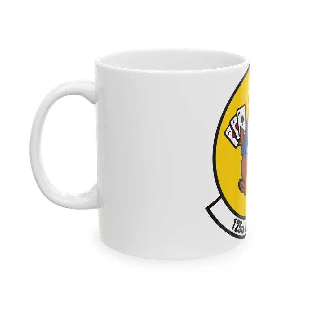 125 Fighter Squadron (U.S. Air Force) White Coffee Mug-Go Mug Yourself