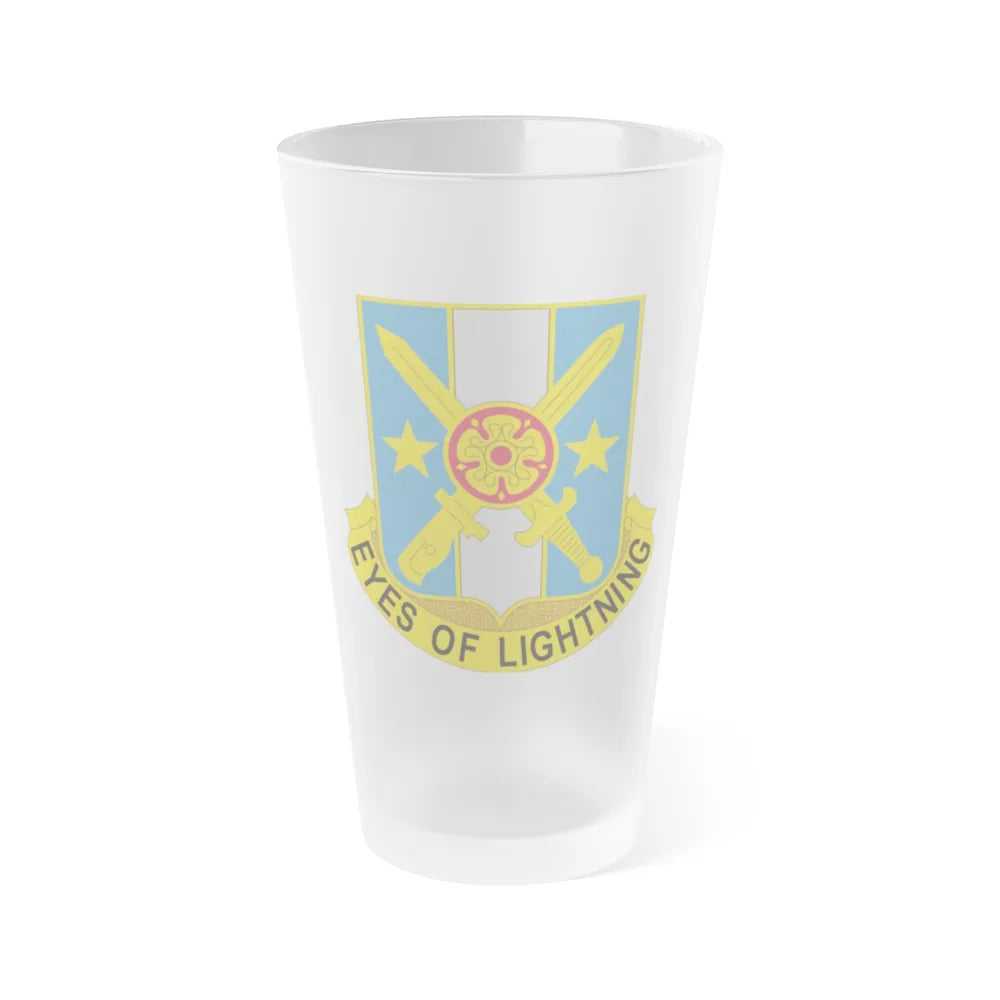 125 Military Intelligence Battalion (U.S. Army) Frosted Pint Glass 16oz-Go Mug Yourself