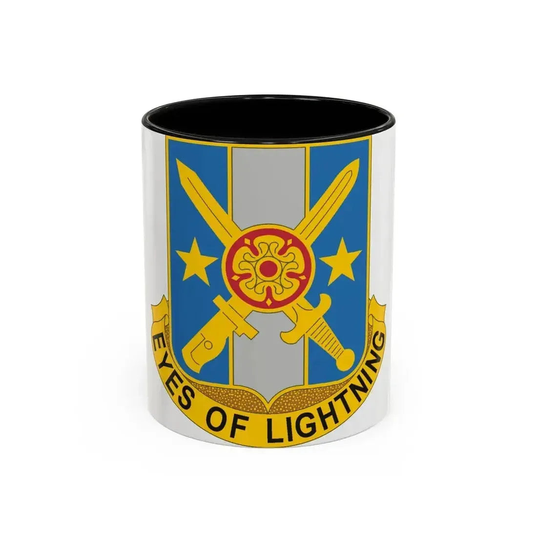 125 Military Intelligence Battalion (U.S. Army) Accent Coffee Mug 11oz Black - Go Mug Yourself