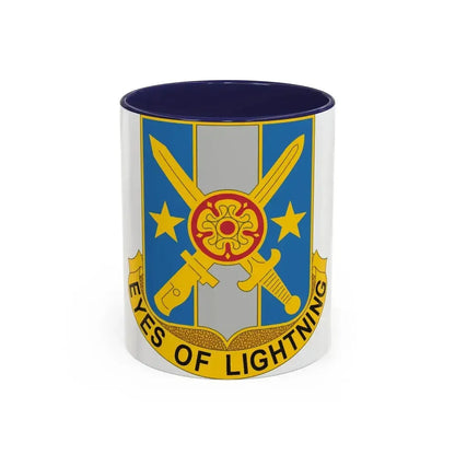 125 Military Intelligence Battalion (U.S. Army) Accent Coffee Mug 11oz Navy - Go Mug Yourself