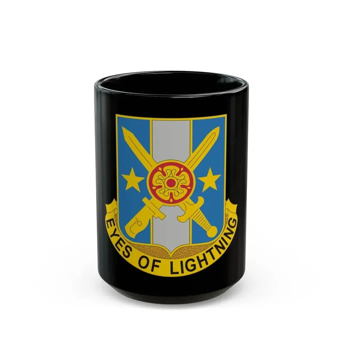 125 Military Intelligence Battalion (U.S. Army) Black Coffee Mug 15oz - Go Mug Yourself