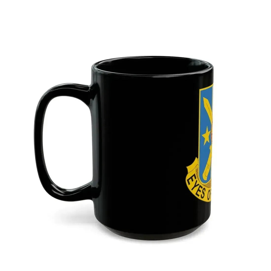 125 Military Intelligence Battalion (U.S. Army) Black Coffee Mug - Go Mug Yourself
