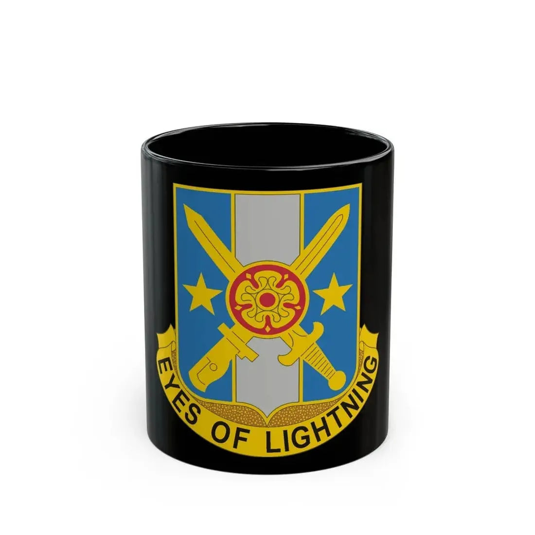 125 Military Intelligence Battalion (U.S. Army) Black Coffee Mug - Go Mug Yourself