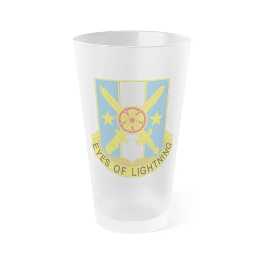 125 Military Intelligence Battalion (U.S. Army) Frosted Pint Glass 16oz Default Title - Go Mug Yourself
