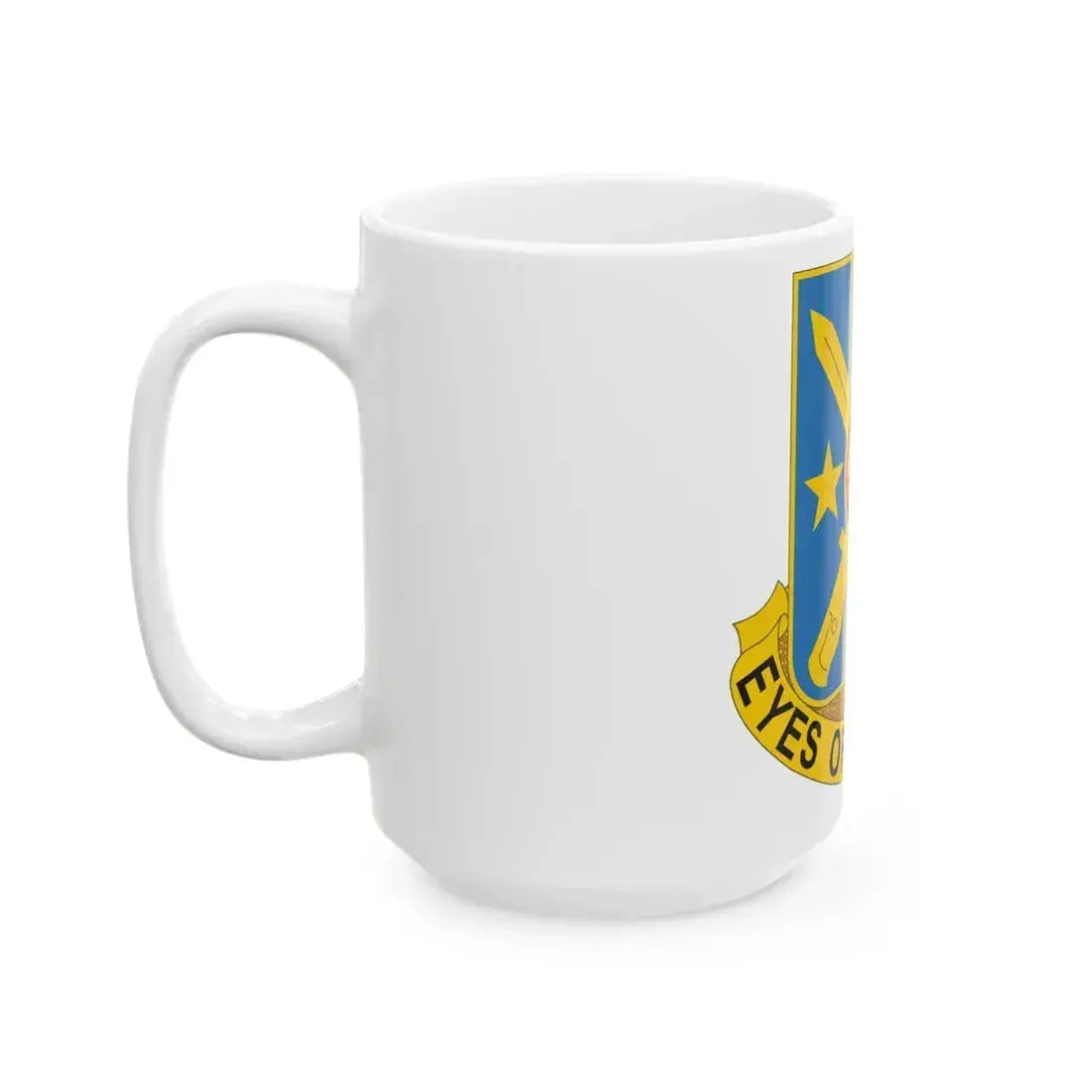 125 Military Intelligence Battalion (U.S. Army) White Coffee Mug - Go Mug Yourself