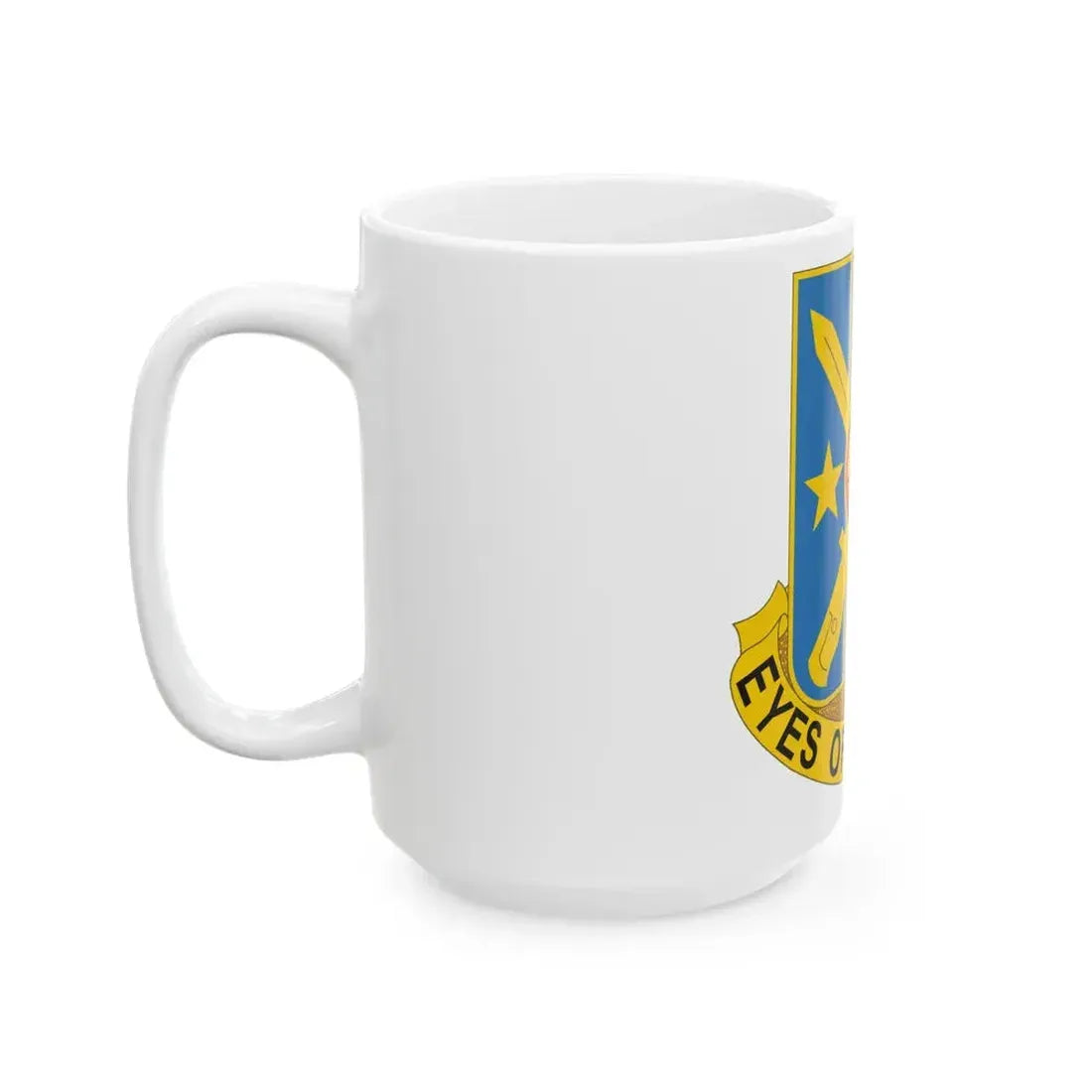 125 Military Intelligence Battalion (U.S. Army) White Coffee Mug - Go Mug Yourself