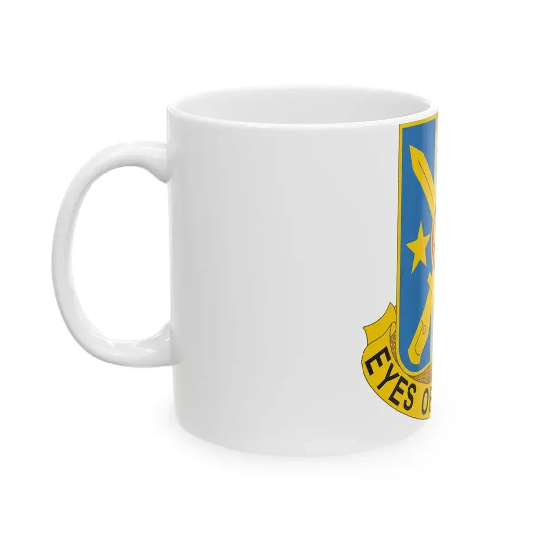 125 Military Intelligence Battalion (U.S. Army) White Coffee Mug - Go Mug Yourself