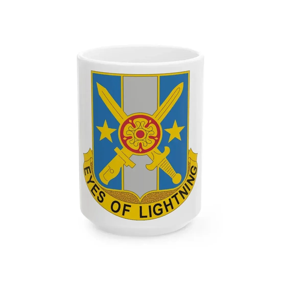 125 Military Intelligence Battalion (U.S. Army) White Coffee Mug - Go Mug Yourself