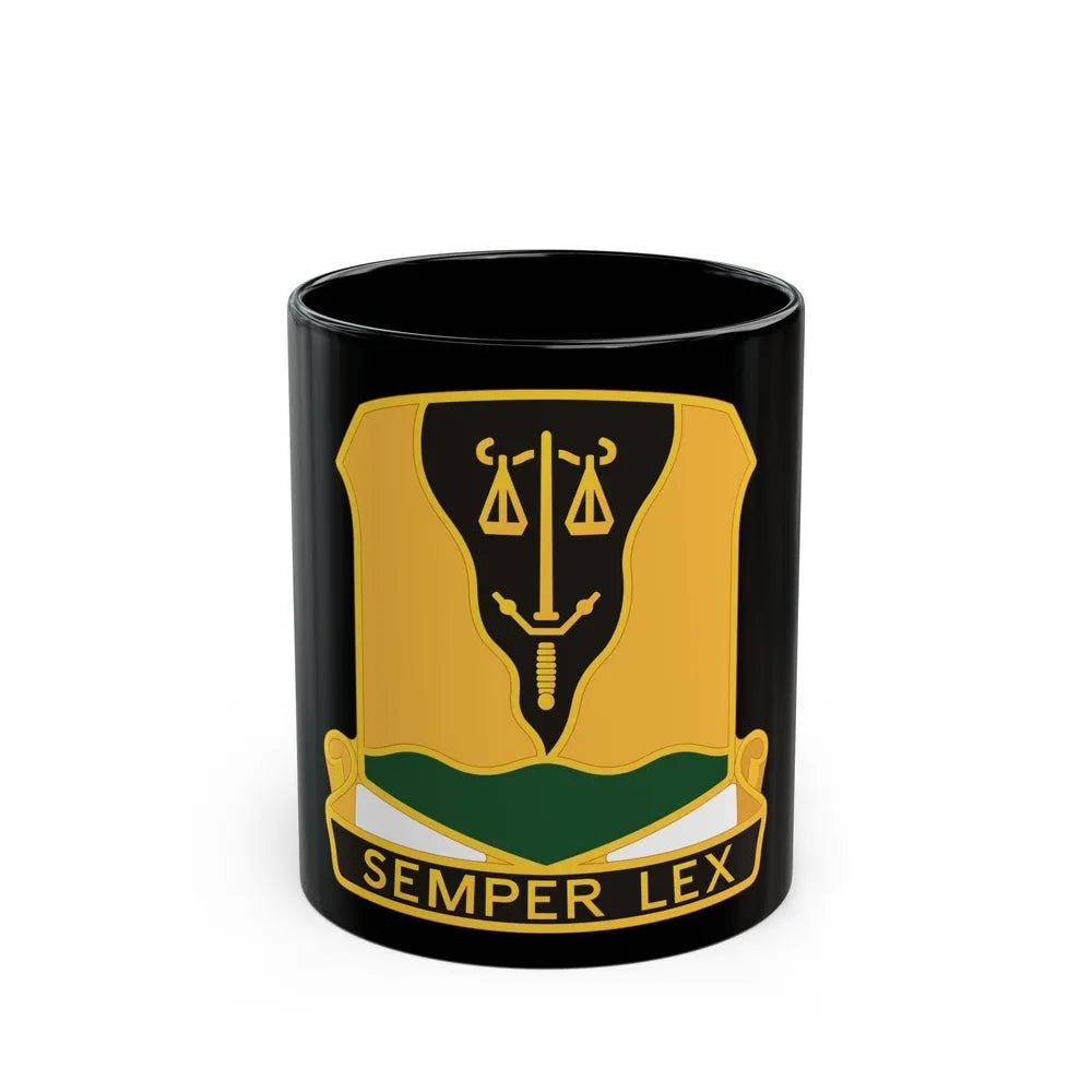 125 Military Police Battalion (U.S. Army) Black Coffee Mug-11oz-Go Mug Yourself