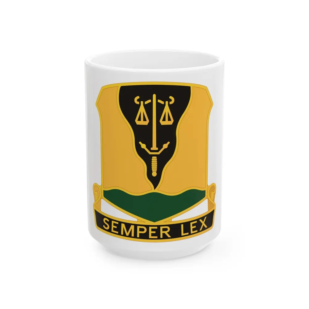 125 Military Police Battalion (U.S. Army) White Coffee Mug-15oz-Go Mug Yourself