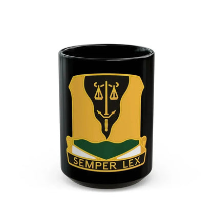 125 Military Police Battalion (U.S. Army) Black Coffee Mug 15oz - Go Mug Yourself