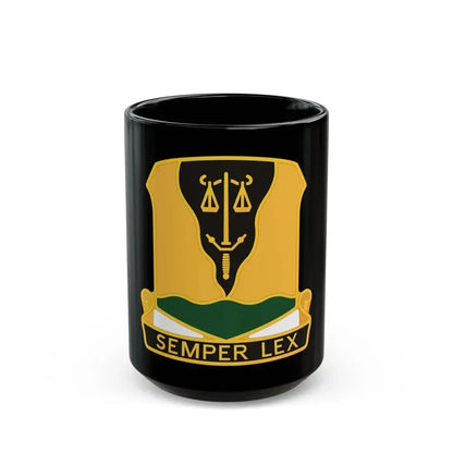 125 Military Police Battalion (U.S. Army) Black Coffee Mug 15oz - Go Mug Yourself