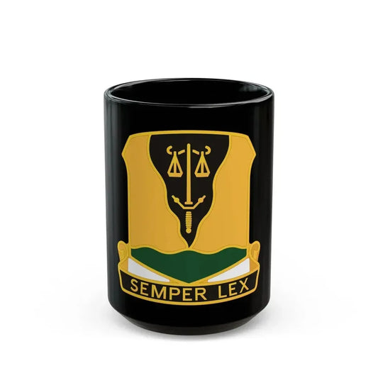 125 Military Police Battalion (U.S. Army) Black Coffee Mug 15oz - Go Mug Yourself