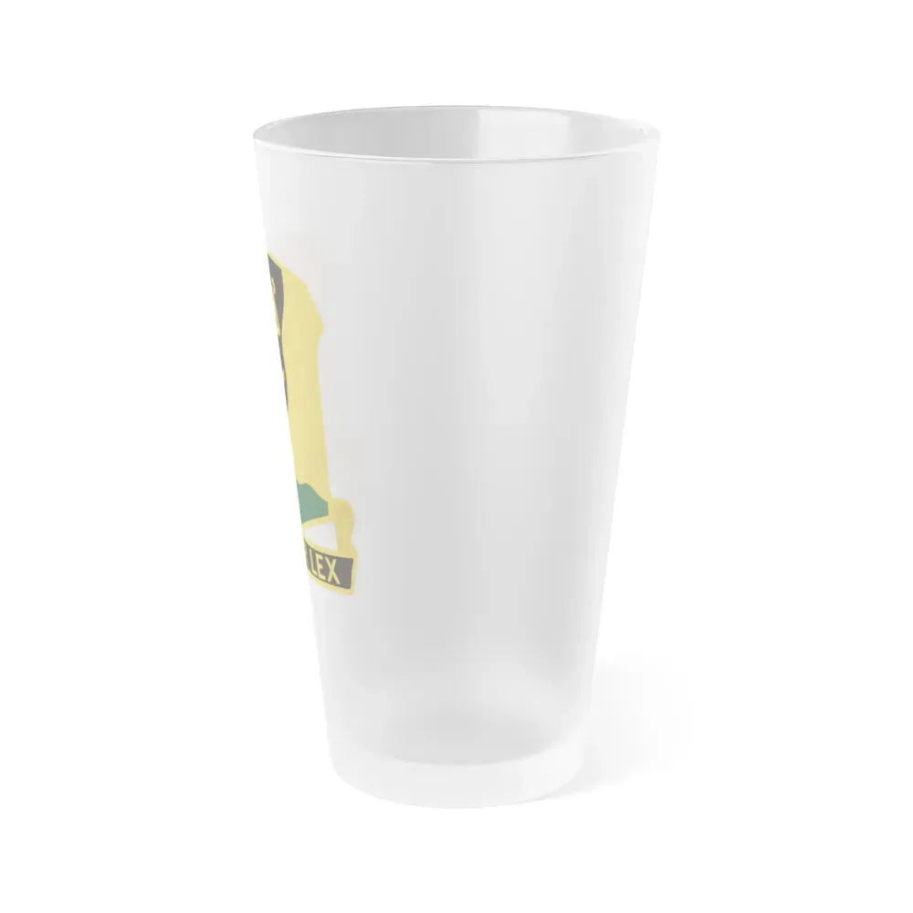 125 Military Police Battalion (U.S. Army) Frosted Pint Glass 16oz - Go Mug Yourself
