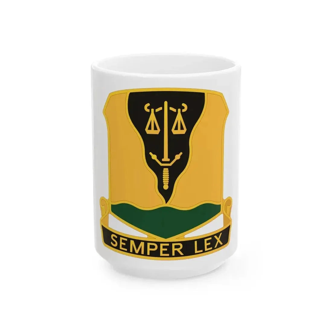 125 Military Police Battalion (U.S. Army) White Coffee Mug 15oz - Go Mug Yourself