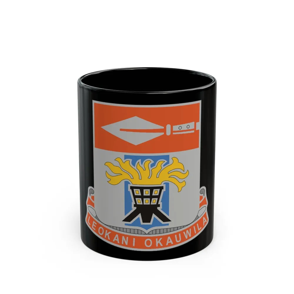 125 Signal Battalion (U.S. Army) Black Coffee Mug-11oz-Go Mug Yourself