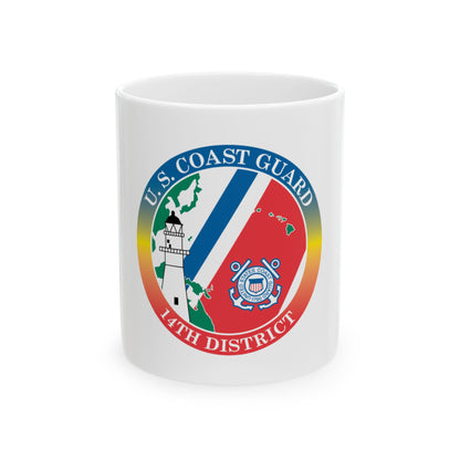 14th CG District (U.S. Coast Guard) White Coffee Mug