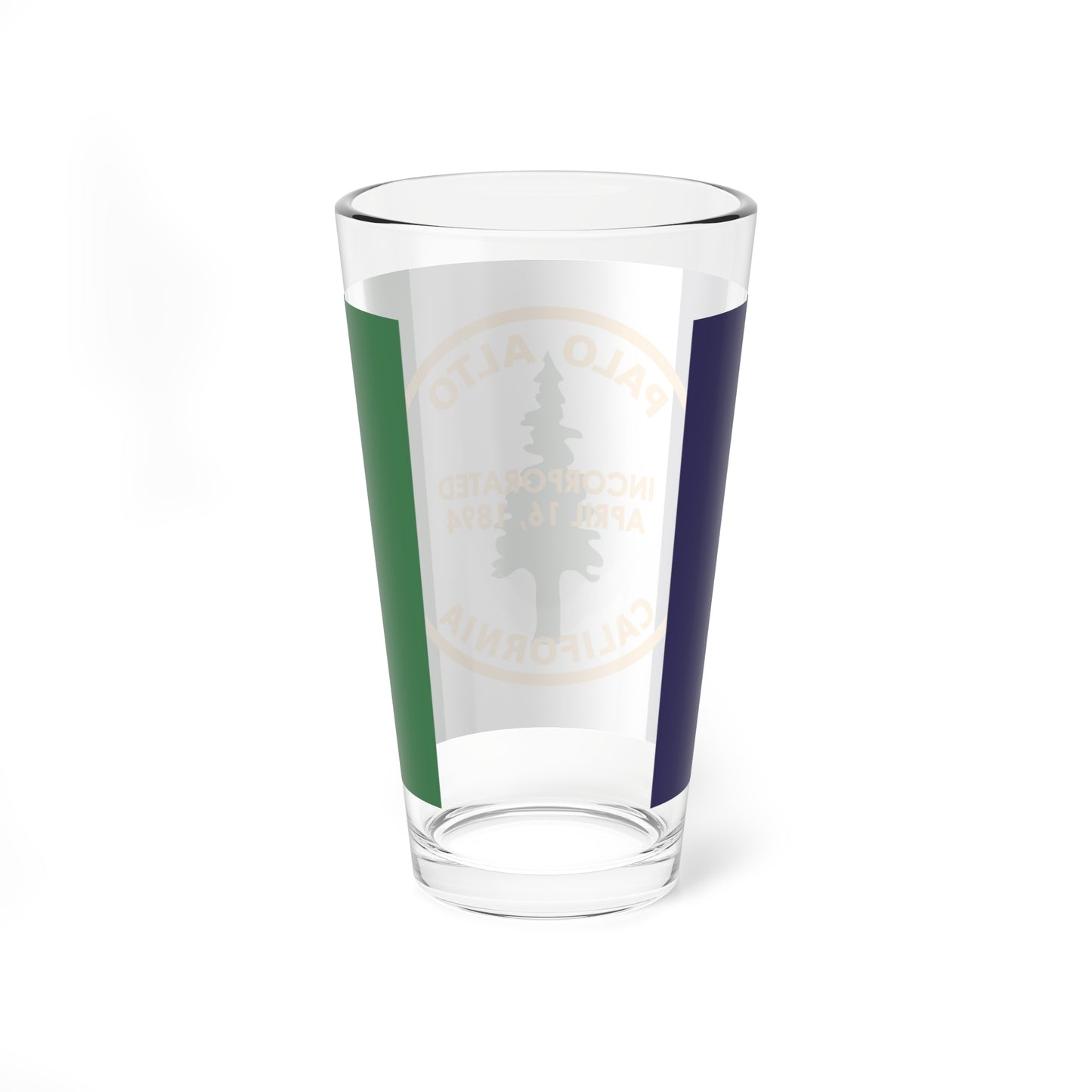 Flag of Palo Alto California (United States) Pint Glass 16oz