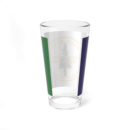 Flag of Palo Alto California (United States) Pint Glass 16oz