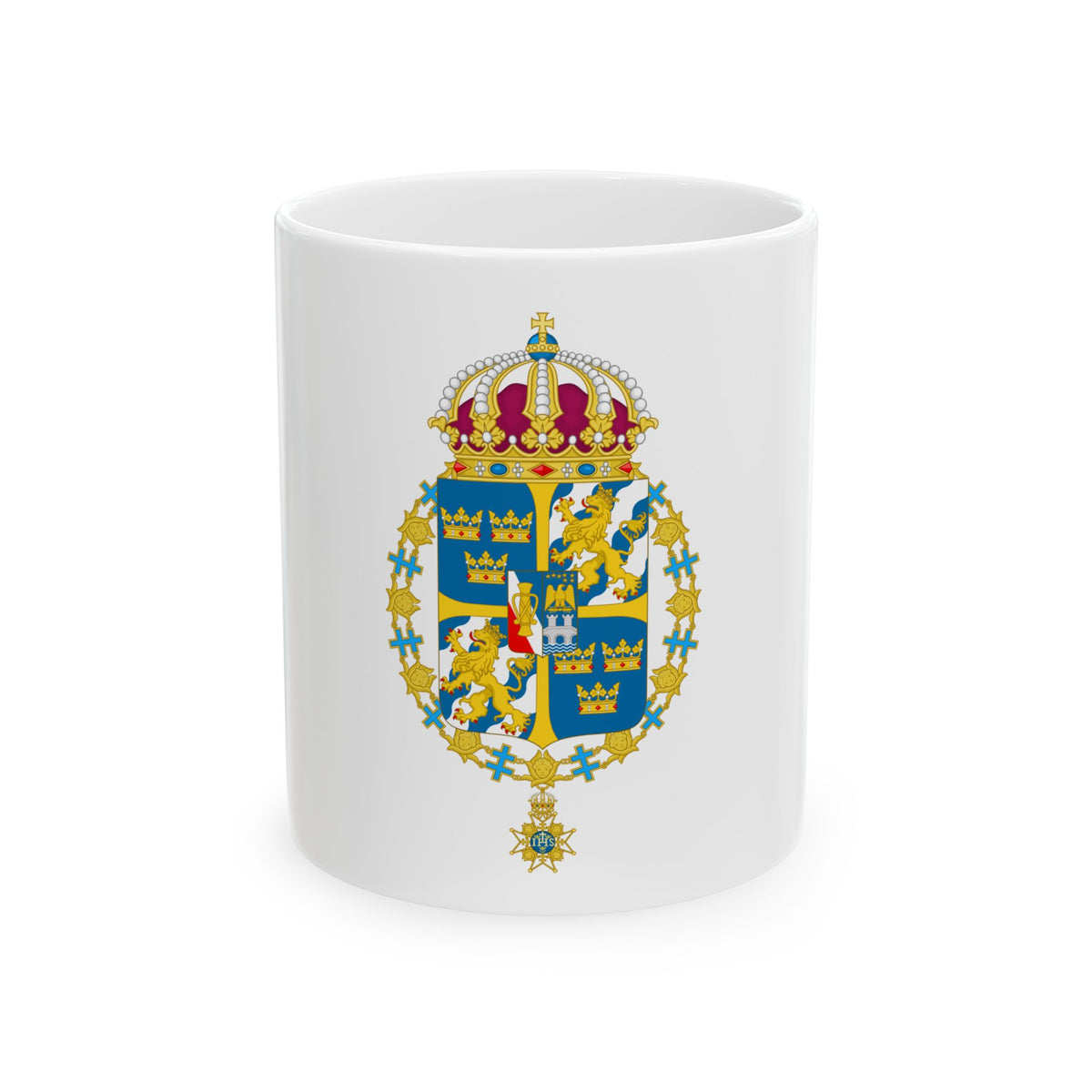 Great coat of arms of Sweden 3 - White Coffee Mug