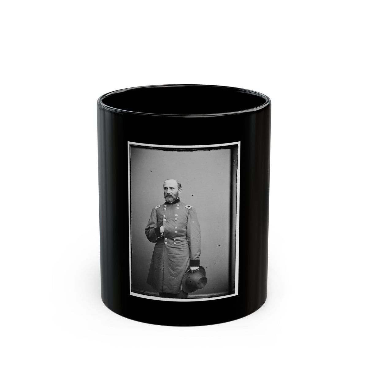 Brig. Maj. Gen. Rufus Saxton (U.S. Civil War) Black Coffee Mug