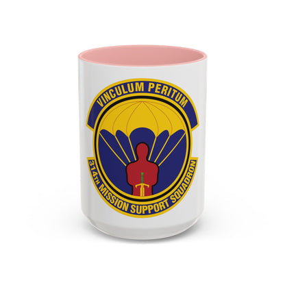 314th Mission Support Squadron (U.S. Air Force) Accent Coffee Mug
