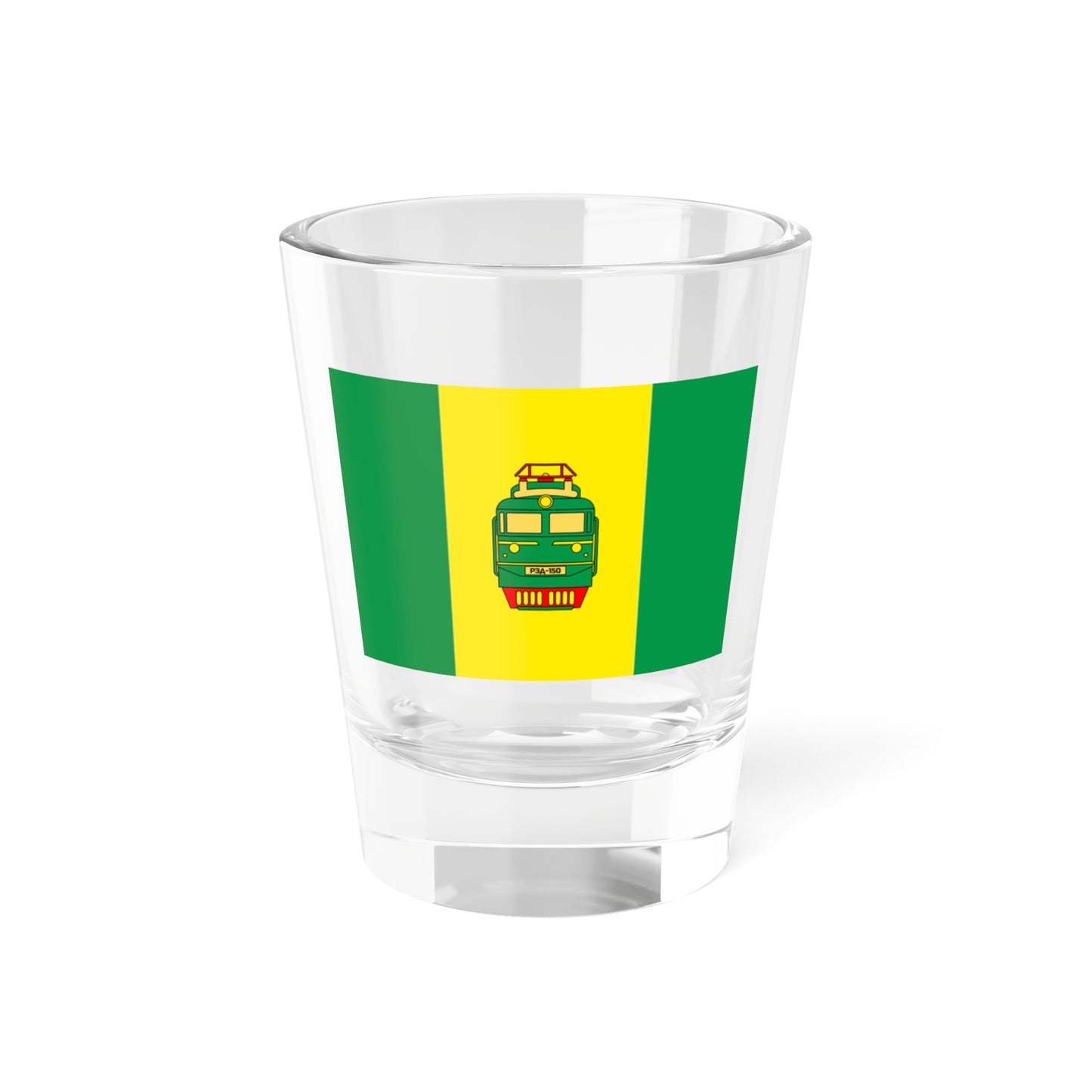 Flag of Rozdilna (Ukraine) (Coat of Arms) Shot Glass 1.5oz