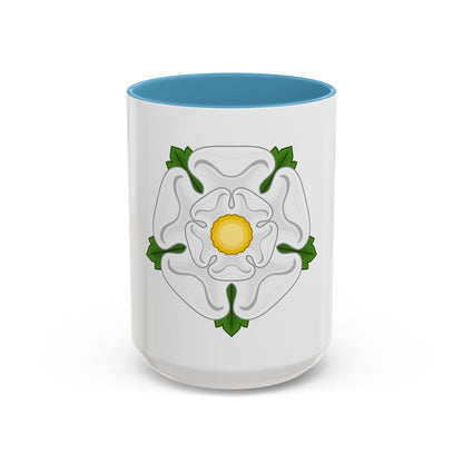 White Rose Badge of York - Accent Coffee Mug