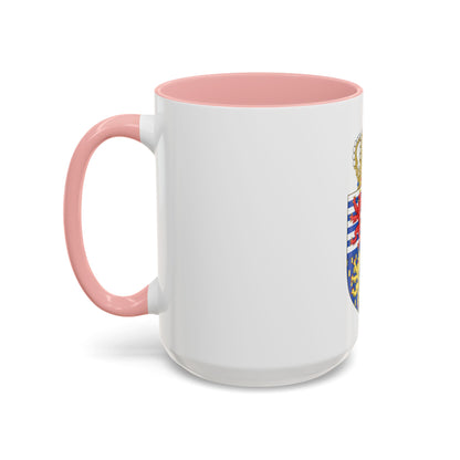 Lesser coat of arms of the Grand Duke of Luxembourg (2000) - Accent Coffee Mug