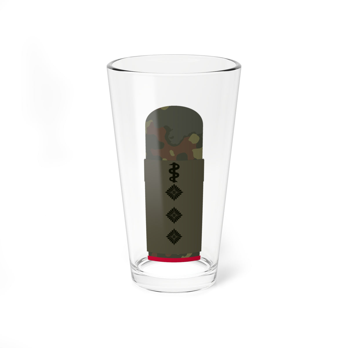 HA OS5 43b Stabsarzt i.G. HM L (Germany) (Military Rank) Pint Glass 16oz