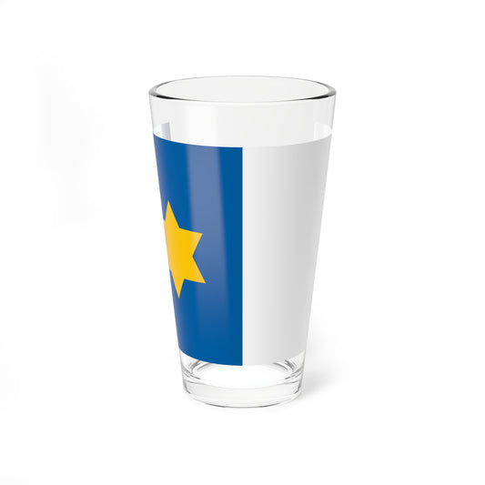 Flag of Szombathely 1941 (Hungary) Pint Glass 16oz