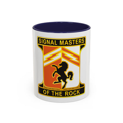 114 Signal Battalion (U.S. Army) Accent Coffee Mug