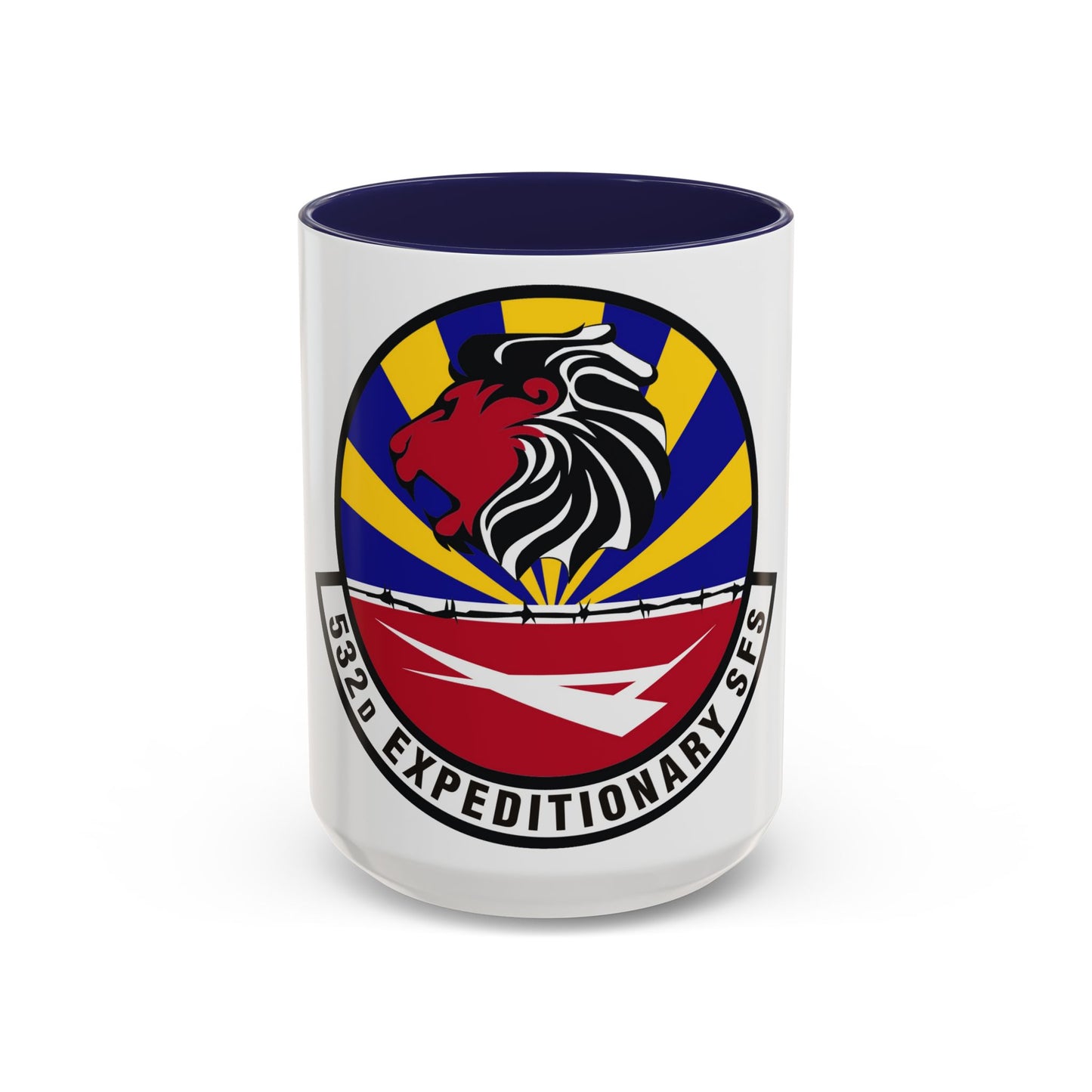 532d Expeditionary Security Forces Squadron (U.S. Air Force) Accent Coffee Mug