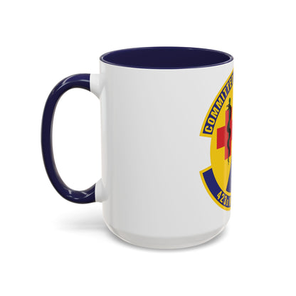 423d Medical Squadron (U.S. Air Force) Accent Coffee Mug