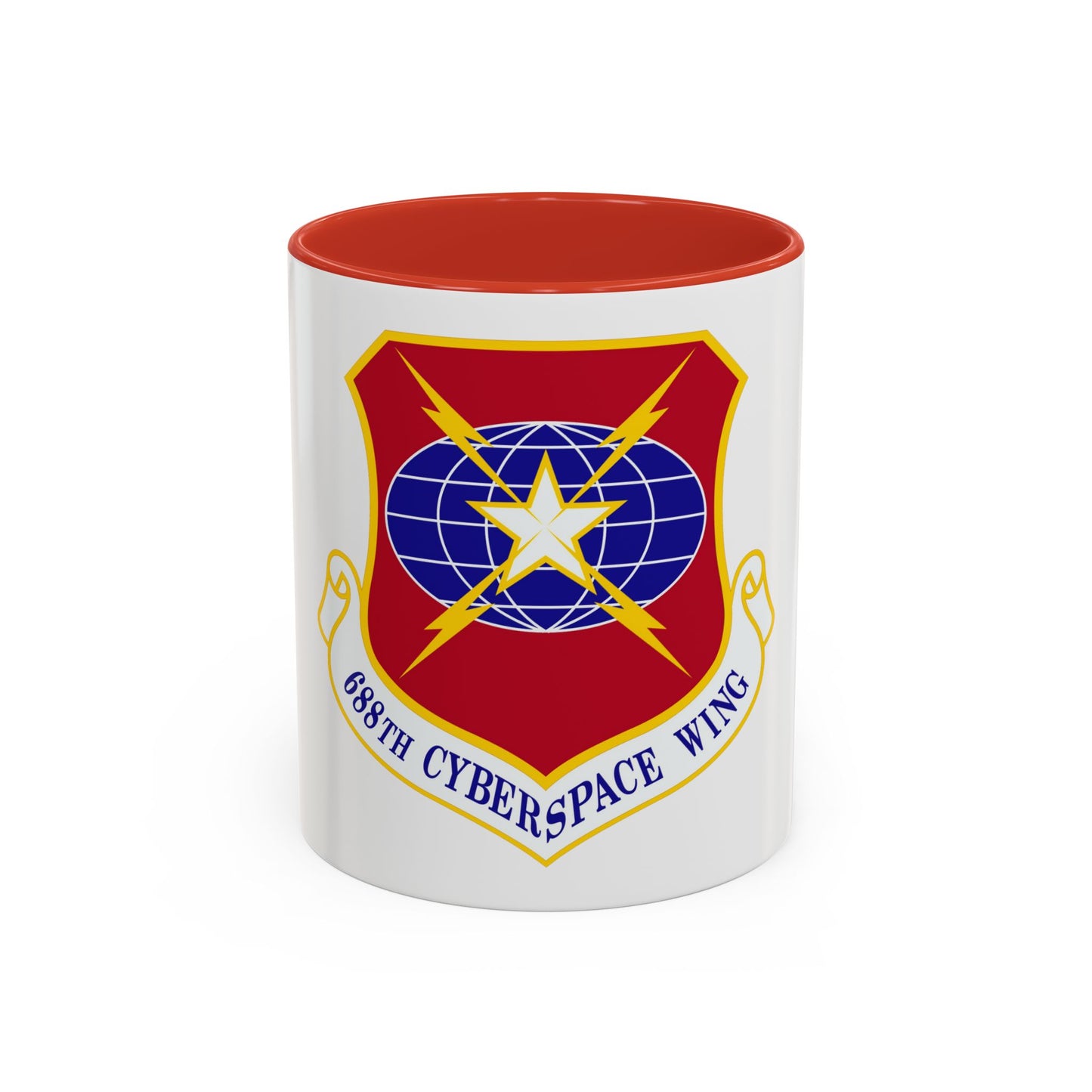 688 Cyberspace Wing ACC (U.S. Air Force) Accent Coffee Mug