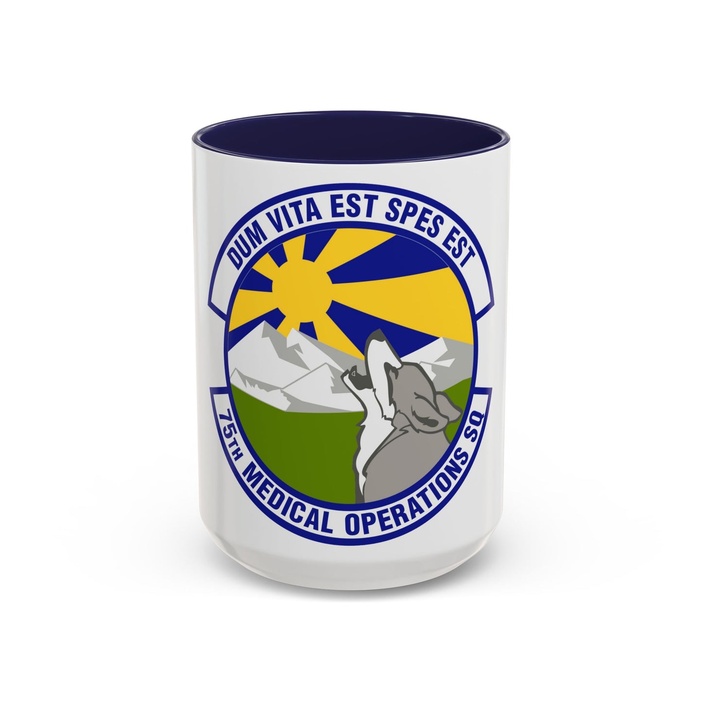 75th Medical Operations Squadron (U.S. Air Force) Accent Coffee Mug