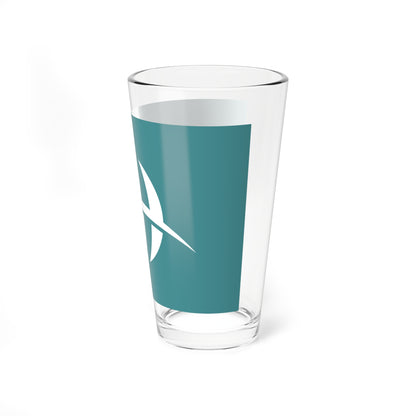 Flag of Sanyo-Onoda Yamaguchi (Japan) Pint Glass 16oz