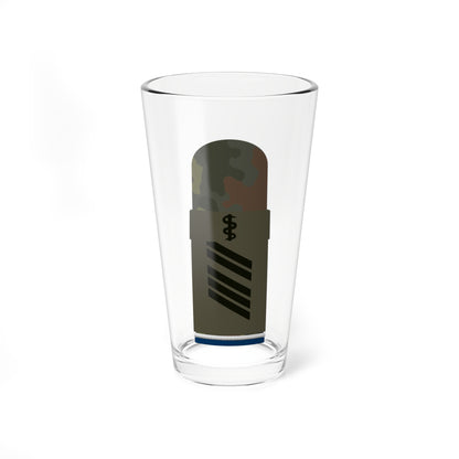 HA OS5 16 Oberstabsgefreiter SanOA San HM R (Military Rank) Pint Glass 16oz
