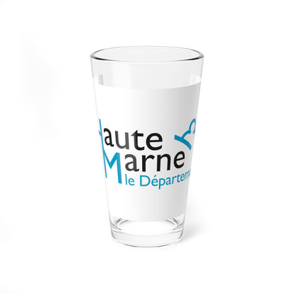 Flag of the Department of Haute-Marne (France) Pint Glass 16oz